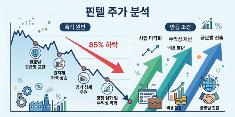핀텔(291810) 주가 85% 폭락 원인 분석: 기술특례 상장 잔혹사와 반등 조건 3가지