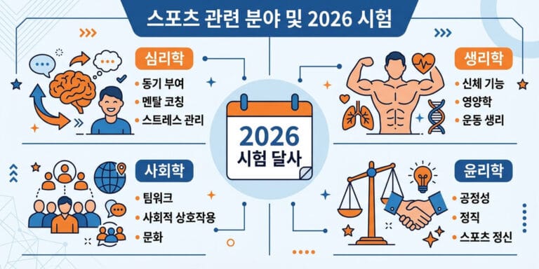 2026년 생활체육지도자 2급 필기시험 접수 일정 및 단기 합격 전략