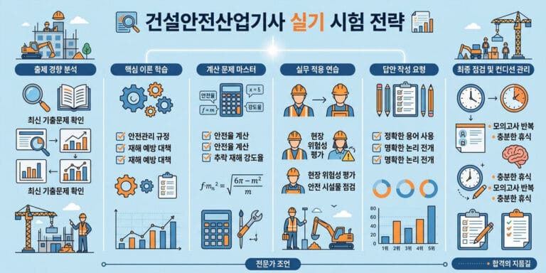 [2026년 하반기 대비] 건설안전산업기사 실기 필답형·작업형 핵심 요약