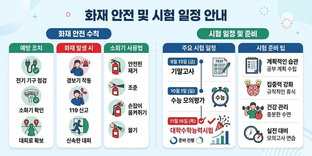 소방안전관리자 3급 - 2026년 하반기 소방안전관리자 3급 시험 일정 및 응시자격 안내 인포그래픽