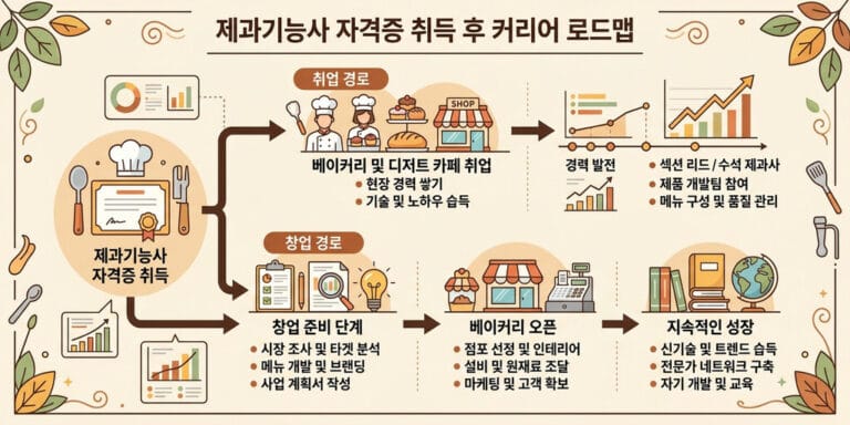 [2026] 제과기능사 자격증 취득 후 베이커리 취업 및 창업 가이드
