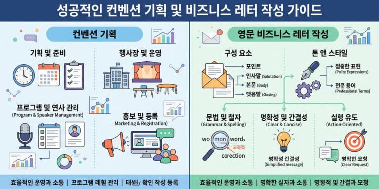 2026년 기준 컨벤션기획사 실기 영문 서신 및 기획서 제안 꿀팁 공유
