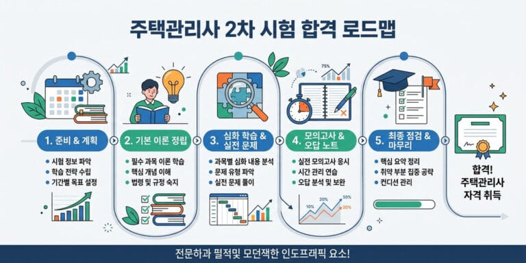 주택관리사 2차 관계법규 및 실무 고득점 합격 비결 (2026년 최신)