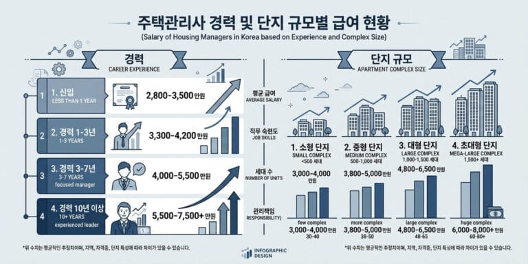2026년 대비 아파트 관리소장 취업 필수 주택관리사 현실 연봉 정보