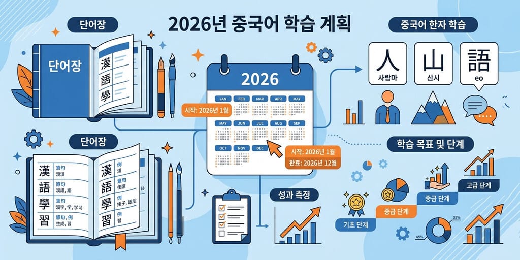 HSK 5급 - HSK 5급 독학 합격을 위한 필수 단어 및 기출문제 공부법 인포그래픽