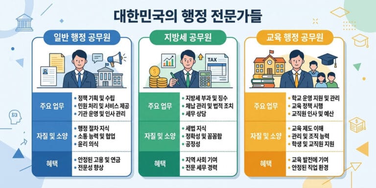 [2026년 추천] 문과 비전공자도 단기 합격 노리는 숨은 꿀직렬! 지방직 공무원 종류 완벽 가이드