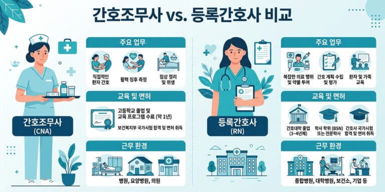2026년 최신 현직자 피셜: 간호조무사 vs 간호사 현실적인 차이와 업무 강도