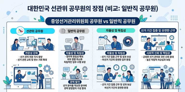 [2026년 기준] 민원 스트레스 제로? 선관위 공무원이 9급 공시생 사이에서 1순위로 꼽히는 이유