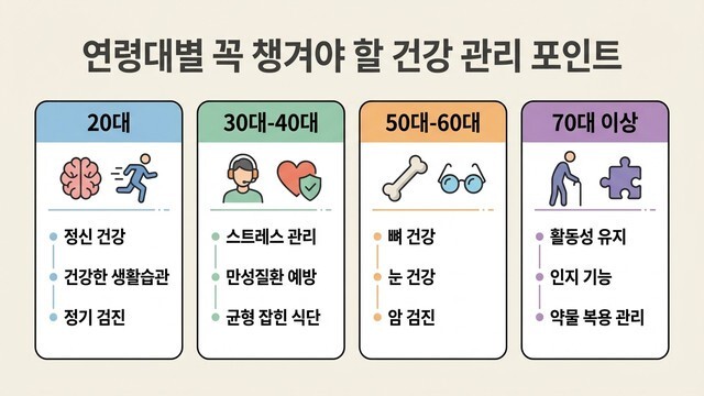10년의 삶의 질을 바꾸는 연령별 건강검진 필수 리스트 및 맞춤형 관리 가이드