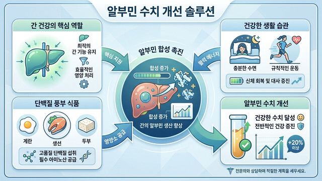 알부민 수치 개선을 위한 실전 노하우: 간 건강과 영양 관리 전략