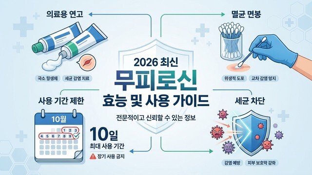 모낭염과 피부 감염 잡는 박테로신 연고: 무피로신 올바른 사용법과 10일 준수 가이드