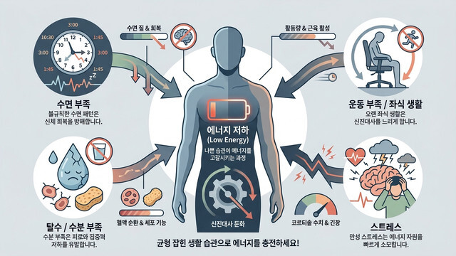 신진대사 뚝 떨어뜨리는 일상 속 나쁜 습관 5가지와 칼로리 소모 높이는법
