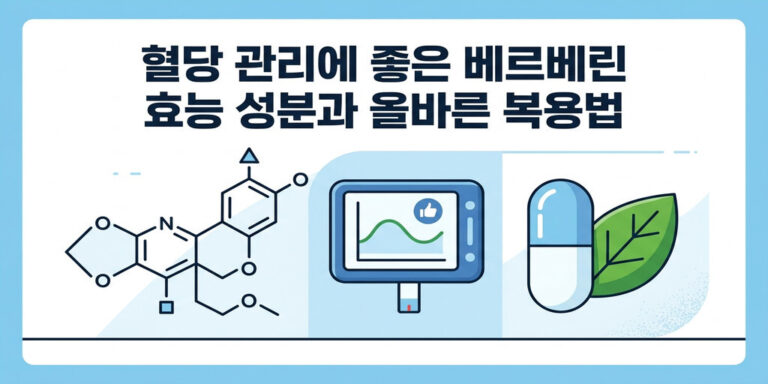 식후 혈당 잡는 베르베린 효능과 부작용 없는 올바른 복용법 총정리