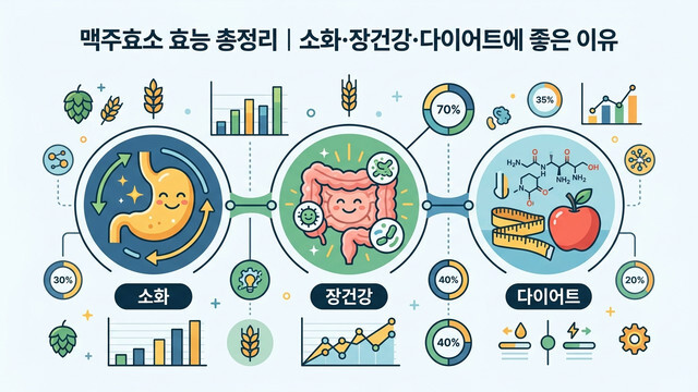 속 더부룩함 싹 날리는 맥주효소 효능 3가지와 반드시 챙겨야 할 부작용 총정리