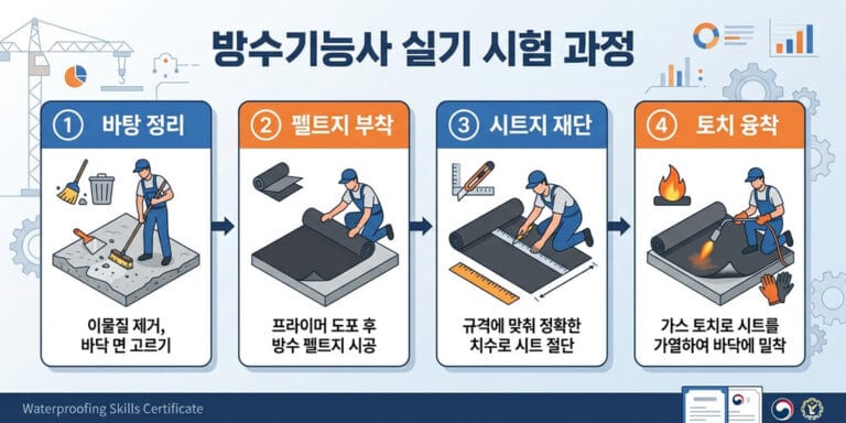2026년 기준 실전 방수 실무자가 알려주는 기능사 자격증 취득 후기
