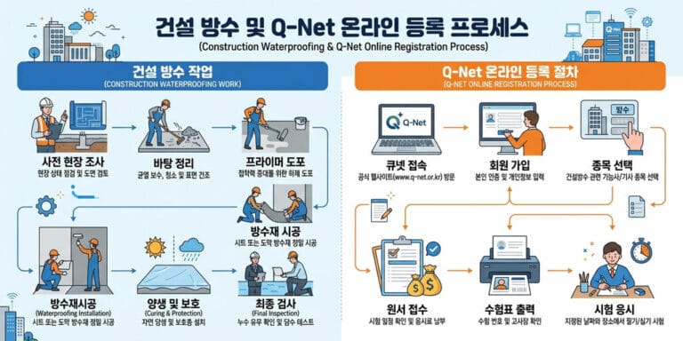 2026년 대비 방수기능사 필기 없는 실기 시험 접수 성공 노하우 공유